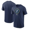 Nike Navy Philadelphia Phillies 2024 City Connect Large Logo T-shirt In Blue