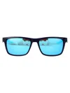 Nike Navy / Polar Blue Mirror Acetate Sunglasses In Blue