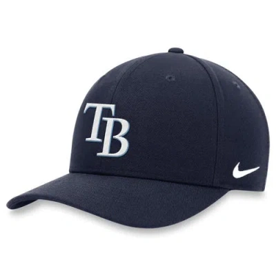 Nike Navy Tampa Bay Rays Performance Club Adjustable Hat In Blue