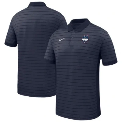 Nike Navy Uconn Huskies 2025 Early Season Coaches Sideline Victory Stripe Performance Polo In Blue