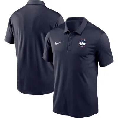 Nike Navy Uconn Huskies Victory Solid Performance Polo In Blue
