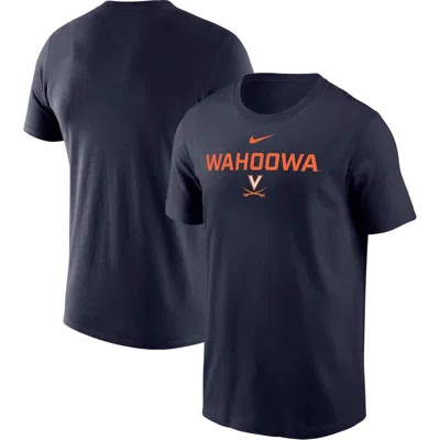 Nike Navy Virginia Cavaliers Local Performance T-shirt In Blue