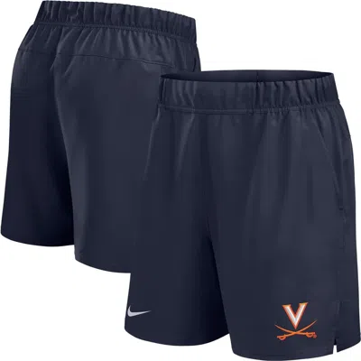 Nike Navy Virginia Cavaliers Performance Victory Shorts In Blue