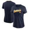 Nike Navy West Virginia Mountaineers Local Script T-shirt