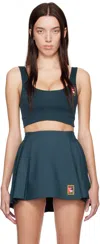 Nike Navy Yoon Ahn Edition Sport Bra In Armory Navy/white