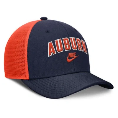 Nike Navy/orange Auburn Tigers 2025 Sideline Campus Pro Local Snapback Hat In Blue