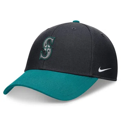 Nike Navy/teal Seattle Mariners Evergreen Club Performance Adjustable Hat