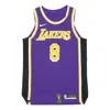 Nike Nba Au Player Edition Kobe Bryant Los Angeles Lakers No. 8 Sports Basketball Jersey/vest Purple