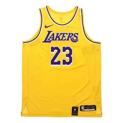 Nike Nba Au Player Edition Lakers Lebron James Connected Jersey Sports Basketball Yellow