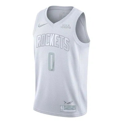 Nike Nba Basketball Jersey/vest Houston Rockets Russell Westbrook 0 White