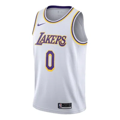 Nike Nba Basketball Jersey/vest Sw Fan Edition Los Angeles Lakers Kuzma 0 Jersey White