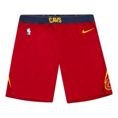 Nike Nba Basketball Shorts Cleveland Cavaliers Au Player Edition Shorts Team Red