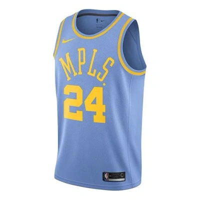 Nike Nba Casual Sports Basketball Jersey/vest Los Angeles Lakers Kobe 24 Blue