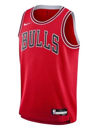 Nike Nba Chicago Bulls Icon Swingman Jersey Tank Top In Red