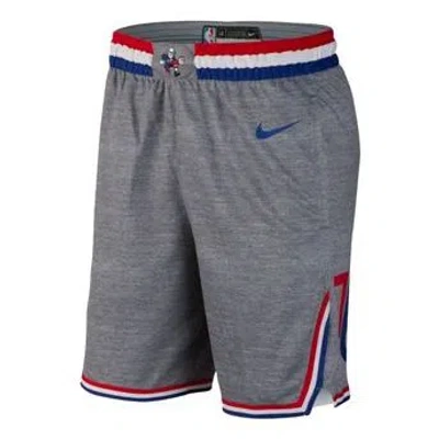 Nike Nba City Edition Swingman Shorts Philadelphia 76ers Gray