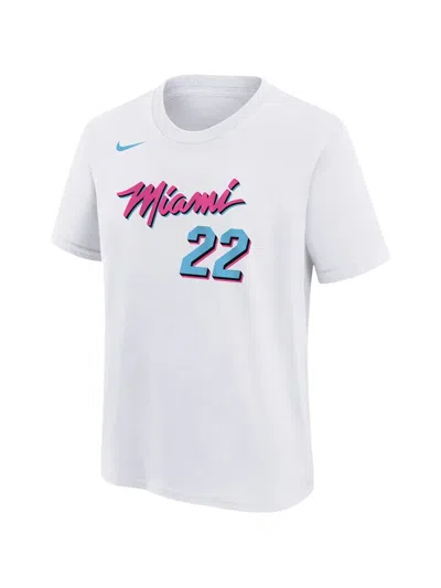 Nike Kids' Nba City Edition T-shirt In White
