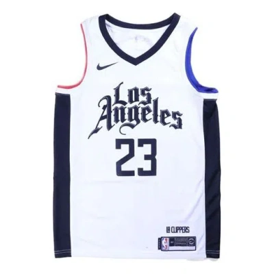 Nike Nba City Limited Sw Fan Edition 19-20 Season Los Angeles Clippers No. 23 Sports Basketball Jers In White
