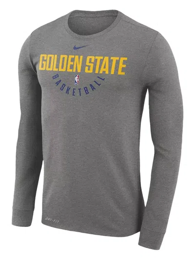 Nike Nba Golden State Warriors Dri-fit T-shirt In Gray