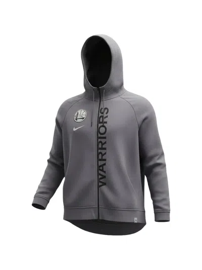 Nike Nba Golden State Warriors Full-zip Hoodie In Multi