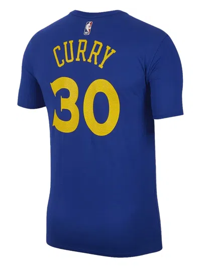 Nike Nba Golden State Warriors Graphic T-shirt In Blue