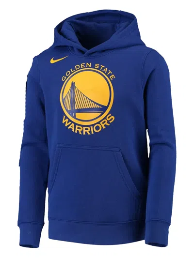 Nike Nba Golden State Warriors Hoodie In Blue