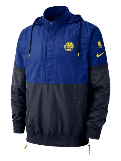 Nike Nba Golden State Warriors Hoodie In Blue