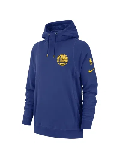 Nike Nba Golden State Warriors Hoodie In Blue