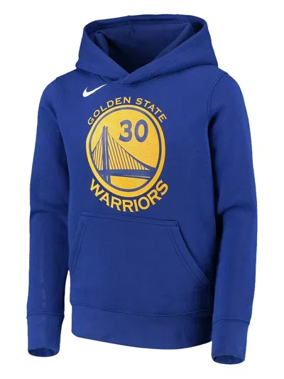 Nike Nba Golden State Warriors Hoodie Hoodie In Blue