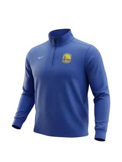 Nike Nba Golden State Warriors Long-sleeve Top In Blue