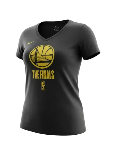 Nike Nba Golden State Warriors Printed "black" T-shirt