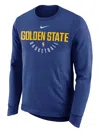 Nike Nba Golden State Warriors Sweatshirt In Blue