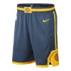 Nike Nba Golden State Warriors Swingman City Edition Shorts Blueyellow