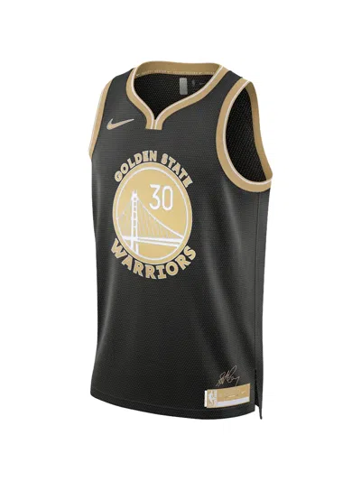 Nike Nba Golden State Warriors Swingman Tank In Black