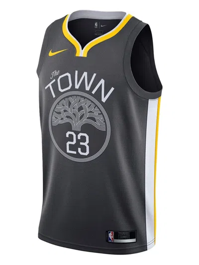 Nike Nba Golden State Warriors "the Town" Swingman Jersey In Gray