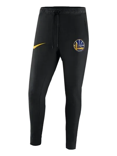 Nike Nba Golden State Warriors Track Pants In Black