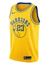 Nike Nba Gsw Hardwood Classics Jersey In Yellow