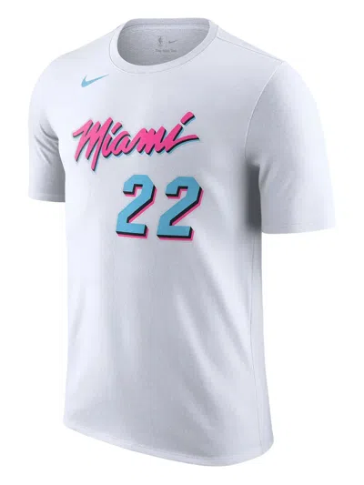 Nike Nba Heat Essential '22 Butler N&n T-shirt In White