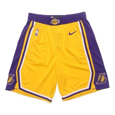 Nike Nba Icon Edition Team Limited Shorts Sw Fan Edition Lakers Yellow