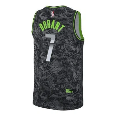 Nike Nba Kevin Durant Select Casual Sports Basketball Vest Brooklyn Nets 7 Black Gray Blackgray