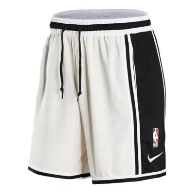 Nike Nba La Lakers Logo Basketball Shorts 'white Black' In Multi