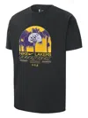 Nike Nba Los Angeles Courtside Max 90 T-shirt In Black