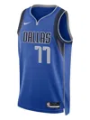 Nike Nba Mavericks 'doncic 77' 22/23 Icon Edition Swingman Jersey Tank Top In Blue