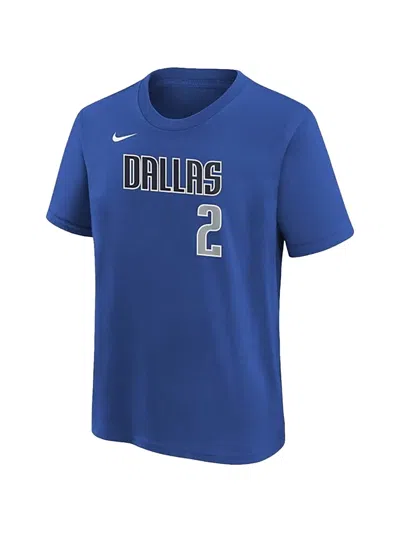 Nike Kids' Nba Mavericks Irving T-shirt In Blue