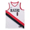 Nike Nba Men's  Damian Lillard Portland Trail Blazers Sw Jersey White