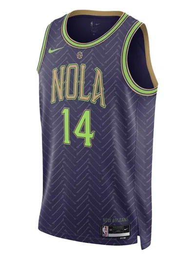 Nike Nba New Orleans Pelicans 24/25 City Edition '14 Ingram Swingman Jersey In Blue