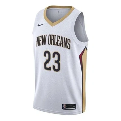 Nike Nba New Orleans Pelicans Davis No. 23 Sports Basketball Jersey/vest White