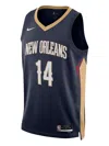 Nike Nba New Orleans Pelicans 'ingram 14' Swingman Jersey Tank Top In Blue
