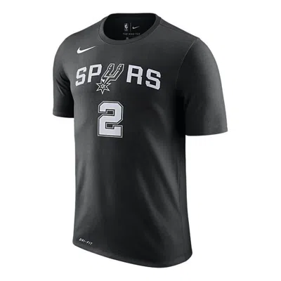 Nike Nba San Antonio Spurs Sports Short Sleeve Black