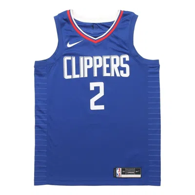 Nike Nba Sports Basketball Jersey Sw Fan Edition Los Angeles Clippers Leonard 2 Blue