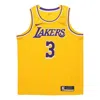 Nike Nba Sports Basketball Jersey/vest Sw Fan Edition 20 Season Los Angeles Lakers Davis No. 3 Yello In Yellow